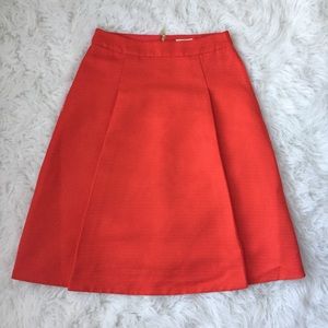 KATE SPADE Structured Midi Skirt Orange Size 2